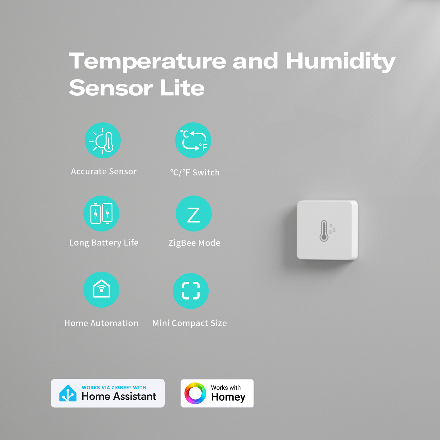 Third Reality Temperature and Humidity Sensor Lite – Zigbee, Home Assistant compatible