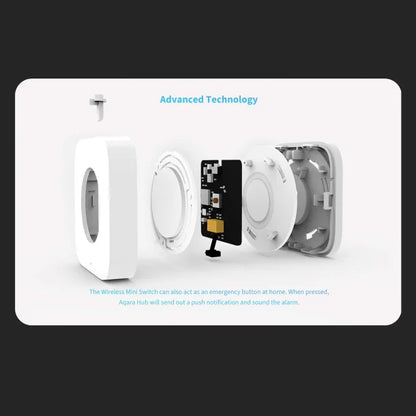 Aqara Wireless Mini Switch T1 – Zigbee, Home Assistant compatible